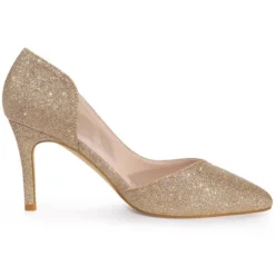 Perphy Glitter Pump Pointed Toe Slip-on Stiletto Heels Pumps For Women -Noble Heels GUEST 38fbd0c4 60ad 4d0c 92ac 521a6c55935c