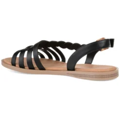 Journee Collection Womens Solay Ankle Strap Flat Sandals -Noble Heels GUEST 3922e79f 3d66 4c3d a583 35292c5f5bf1