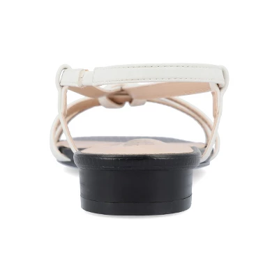 Journee Collection Womens Bridget Sling Back Low Block Heel Sandals 4 Journee Collection Womens Bridget Sling Back Low Block Heel Sandals - Image 2