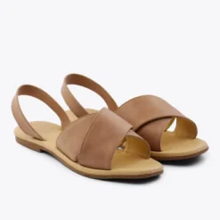 Nisolo Sustainable Women's All-Day Cross Strap Sandal -Noble Heels GUEST 39478c5e f24c 4f93 9dc2 4d71d42c1891