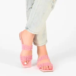 Journee Collection Womens Katari Tru Comfort Foam Slide Low Block Heel Sandals -Noble Heels GUEST 3a699a3c 07cd 46f5 a466 12292937239b