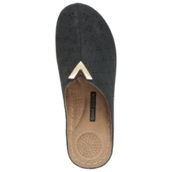 GC Shoes Camille Perforated V-Shape Hardware Slide Wedge Mule -Noble Heels GUEST 3adb6fc8 032a 4226 97a8 026a28b4e8ef