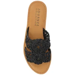 Journee Collection Womens Lissia Tru Comfort Foam Slip On Slide Flat Sandals 15 Journee Collection Womens Lissia Tru Comfort Foam Slip On Slide Flat Sandals -Noble Heels GUEST 3d9bb983 72ac 458d aaa7 531feb3c901e