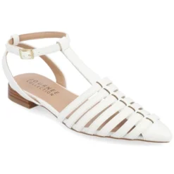 Journee Collection Womens Alivia Ankle Strap Block Heel Pointed Toe Flats -Noble Heels GUEST 3ee57ebf e89a 4a35 bd14 62f7c6e64fac