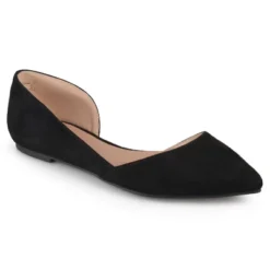 Journee Collection Womens Ester Slip On Pointed Toe D'Orsay Flats -Noble Heels GUEST 3fad5e80 767a 44bc b145 0fcc1b65194b
