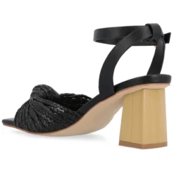 Journee Collection Womens Galinda Tru Comfort Foam Low Block Heel Sandals -Noble Heels GUEST 41f4c5d7 111b 4d15 b33c 2278c02e22a5