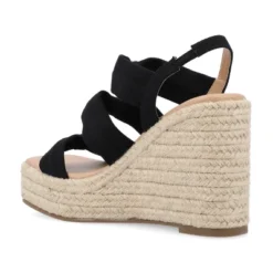 Journee Collection Womens Santorynn Tru Comfort Foam Sling Back Espadrille Platform Wedge Sandals -Noble Heels GUEST 42eb6c2c 7007 4de8 a1e5 1b22c0beaa2a