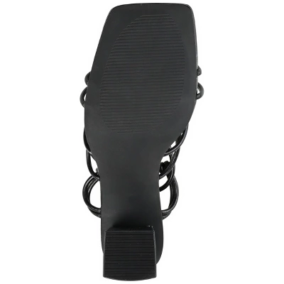 Journee Collection Womens Harpr Tru Comfort Foam Open Square Toe Block Heel Sandals 6 Journee Collection Womens Harpr Tru Comfort Foam Open Square Toe Block Heel Sandals - Image 4