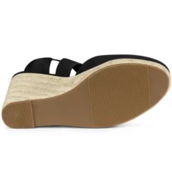 Perphy Platform Closed Toe Espadrille Wedge Heel Sandals For Women -Noble Heels GUEST 4475a3f0 45d7 4d39 a18a 339986340d48