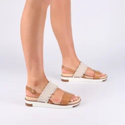 Journee Collection Womens Riya Formed Footbed Sling Back Sandal -Noble Heels GUEST 44775530 f745 469c ac6b 488159ca648f