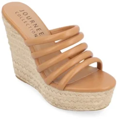 Journee Collection Womens Cynthie Tru Comfort Foam Slip On Espadrille Wedge Sandals 25 Journee Collection Womens Cynthie Tru Comfort Foam Slip On Espadrille Wedge Sandals -Noble Heels GUEST 45c05ede bd0e 48f8 800c 8cb8a055b70c