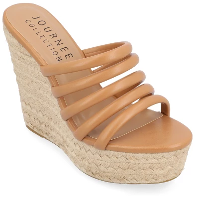Journee Collection Womens Cynthie Tru Comfort Foam Slip On Espadrille Wedge Sandals 13 Journee Collection Womens Cynthie Tru Comfort Foam Slip On Espadrille Wedge Sandals - Image 11