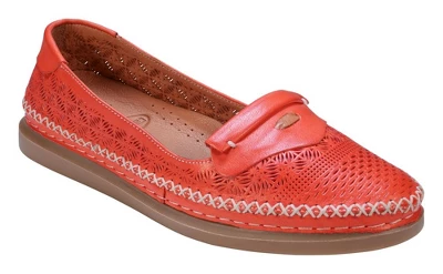 Cools 21 Ginger Perforated Memory Foam Leather Flats 10 Cools 21 Ginger Perforated Memory Foam Leather Flats - Image 8