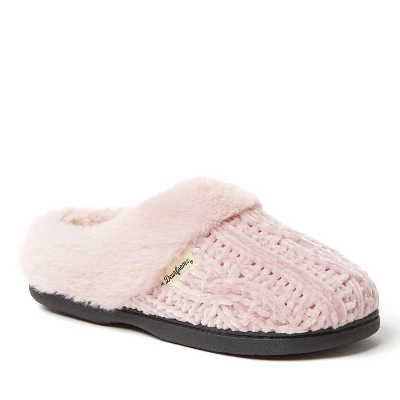 Dearfoams Womens Claire Cable Knit Chenille Clog Slipper 7 Dearfoams Womens Claire Cable Knit Chenille Clog Slipper - Image 5