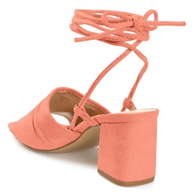 Journee Collection Womens Felisity Open Square Toe Block Heel Sandals 8 Journee Collection Womens Felisity Open Square Toe Block Heel Sandals - Image 6