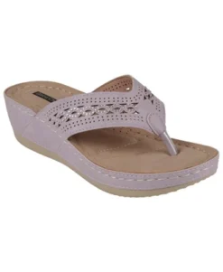 GC Shoes Bari Embellished Perforated Comfort Slide Wedge Sandals -Noble Heels GUEST 4940313f ee06 413a 83d6 dafb26f65ff5