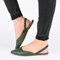 Journee Collection Womens Mallorca Pull On Almond Toe Sling-Back Flats -Noble Heels GUEST 4aad4e17 7757 4a32 9fc9 c1a0b06996b3