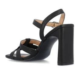 Journee Collection Womens Gibssen Ankle Strap Covered Block Heel Sandals -Noble Heels GUEST 4ad31fd3 3e7a 45e5 a9e2 fb74f343a324