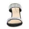 Allegra K Women's Open Toe Stiletto Heel Rhinestone Mules Sandals -Noble Heels GUEST 4b355dcd 29a0 4894 a770 2331f9446e31