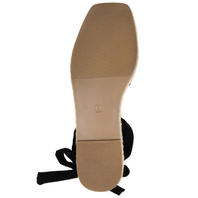 Journee Collection Womens Emelie Tru Comfort Foam Espadrille Flat Sandals 6 Journee Collection Womens Emelie Tru Comfort Foam Espadrille Flat Sandals - Image 4