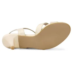 Allegra K Women's Cross Straps Kitten Heel Sandals 13 Allegra K Women's Cross Straps Kitten Heel Sandals -Noble Heels GUEST 4cc939cf be0a 441a b94b 0171c12e3dee