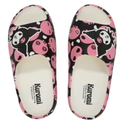 SANRIO Kuromi Head With Pink Skull Toss Icons Women's Slides -Noble Heels GUEST 4d78ac3c 58d5 43ec a403 0ec9fe850afd