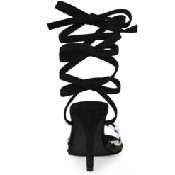 Allegra K Women's Polka Dots Clear Heel Lace Up Stiletto Heels Sandals 12 Allegra K Women's Polka Dots Clear Heel Lace Up Stiletto Heels Sandals -Noble Heels GUEST 4f240aed 486c 411f a85e 5227ef703c15