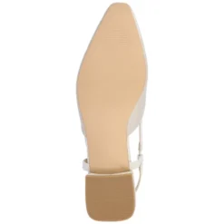 Journee Collection Womens Paislee Sling Back Block Heel Square Toe Flats -Noble Heels GUEST 4fd48ce9 498a 4345 a3e1 966fd14311a1