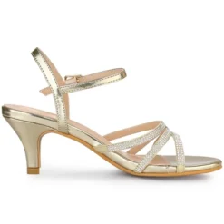 Allegra K Women's Ankle Strap Rhinestone Kitten Heel Sandals 19 Allegra K Women's Ankle Strap Rhinestone Kitten Heel Sandals -Noble Heels GUEST 51f41578 e4b2 4d3b b764 2249f8e59614