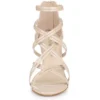 Allegra K Women's Open Toe Strappy Stiletto Heel Lace Up Sandals -Noble Heels GUEST 5326e219 73ae 4a32 ae01 decebb7ed0a2