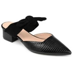 Journee Collection Womens Melora Slip On Pointed Toe Mules Flats -Noble Heels GUEST 535a29b6 fbdd 4274 94d0 c7dac30a39a0