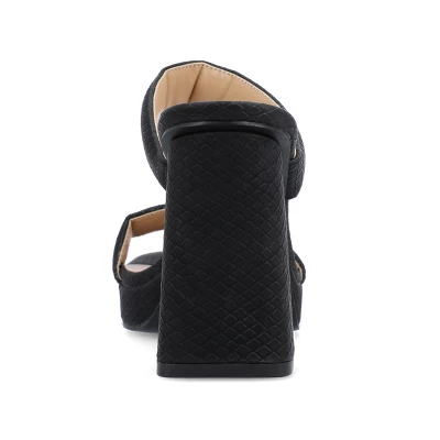 Journee Collection Womens Jaell Multi Strap Covered Block Heel Platform Sandals 4 Journee Collection Womens Jaell Multi Strap Covered Block Heel Platform Sandals - Image 2