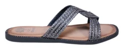 GC Shoes Janell Knotted Woven Slide Flat Sandal