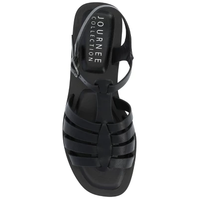 Journee Collection Womens Benicia Tru Comfort Foam Buckle Flat Sandals 5 Journee Collection Womens Benicia Tru Comfort Foam Buckle Flat Sandals - Image 3