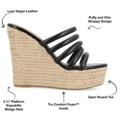 Journee Collection Womens Cynthie Tru Comfort Foam Slip On Espadrille Wedge Sandals 21 Journee Collection Womens Cynthie Tru Comfort Foam Slip On Espadrille Wedge Sandals -Noble Heels GUEST 5dffe424 0f13 4a56 9199 322993ea5265