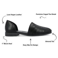 Journee Collection Womens Anyah Ankle Cuff Slip On Almond Toe Flats 21 Journee Collection Womens Anyah Ankle Cuff Slip On Almond Toe Flats -Noble Heels GUEST 5edaa8f9 ea50 4cfc ae29 154c91b796e5