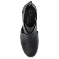 Journee Collection Womens Seena Round Toe Back Heel Zip Wedge Sneakers -Noble Heels GUEST 5fef072d 44c6 4ec4 8b45 f0f139823887