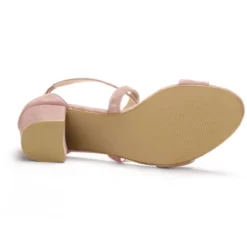 Allegra K Women's Crisscross Ankle Strap Block Heel Sandals -Noble Heels GUEST 61abf990 5913 4108 934b 45e573456322