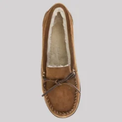 Isotoner Women's Genuine Suede Moccasin Slippers -Noble Heels GUEST 61ba303f aaab 48ba ac38 b6f82623736f