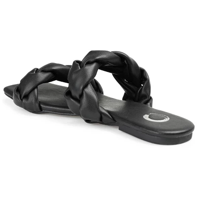 Journee Collection Womens Arietta Slide Low Block Heel Sandals 8 Journee Collection Womens Arietta Slide Low Block Heel Sandals - Image 6