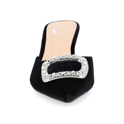 Journee Collection Womens Rishie Slip On Kitten Heel Mule Pump 7 Journee Collection Womens Rishie Slip On Kitten Heel Mule Pump - Image 5