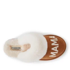 Fireside By Dearfoams Women's Mama Bear Genuine Shearling Scuff Slippers -Noble Heels GUEST 6327bd0e c66f 437a bfa8 061c0014ba1a