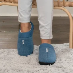 Isotoner Women's Marisol Microsuede & Heathered Knit Hoodback Slippers -Noble Heels GUEST 64f72daa c994 4da6 9b50 e15bb8c0e0ed