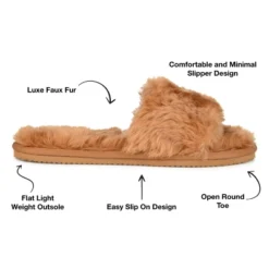 Journee Collection Womens Dawn Comfort Insole Slip On Slide Open Toe Slippers -Noble Heels GUEST 657e7bda 92c5 48f0 a495 5c638705d2dc