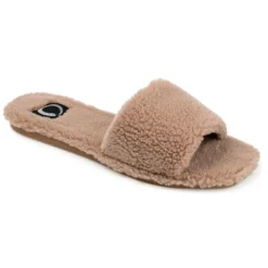 Journee Collection Women's Faux Fur Sunlight Slipper -Noble Heels GUEST 66f08c40 448f 449c ad7b 75416efb9316