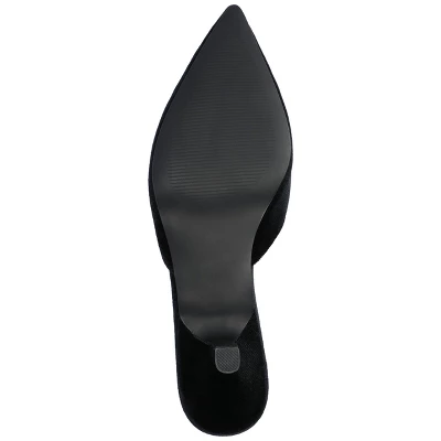 Journee Collection Womens Rishie Slip On Kitten Heel Mule Pump 6 Journee Collection Womens Rishie Slip On Kitten Heel Mule Pump - Image 4