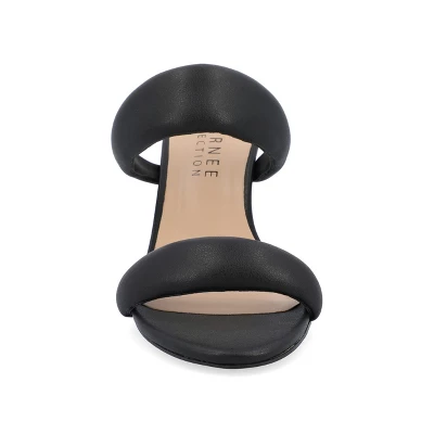 Journee Collection Womens Mellody Light Puff Strap Slip On Open Toe Pumps 7 Journee Collection Womens Mellody Light Puff Strap Slip On Open Toe Pumps - Image 5