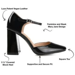 Journee Collection Womens Hesster Mary Jane Mid Block Heel Square Toe Pumps 22 Journee Collection Womens Hesster Mary Jane Mid Block Heel Square Toe Pumps -Noble Heels GUEST 69c1f5b0 b91e 4364 b944 198343c71f1c