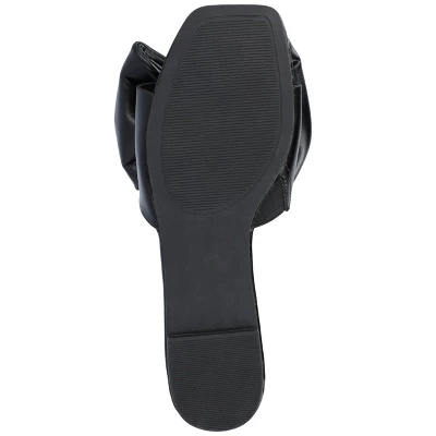 Journee Collection Womens Fayre Tru Comfort Foam Slip On Slide Flat Sandals 6 Journee Collection Womens Fayre Tru Comfort Foam Slip On Slide Flat Sandals - Image 4