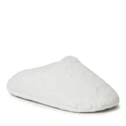 Dearfoams Women's Bailey Plush Furry Scuff Slippers -Noble Heels GUEST 6ba46323 5385 4a64 ba09 f965bf2657ab